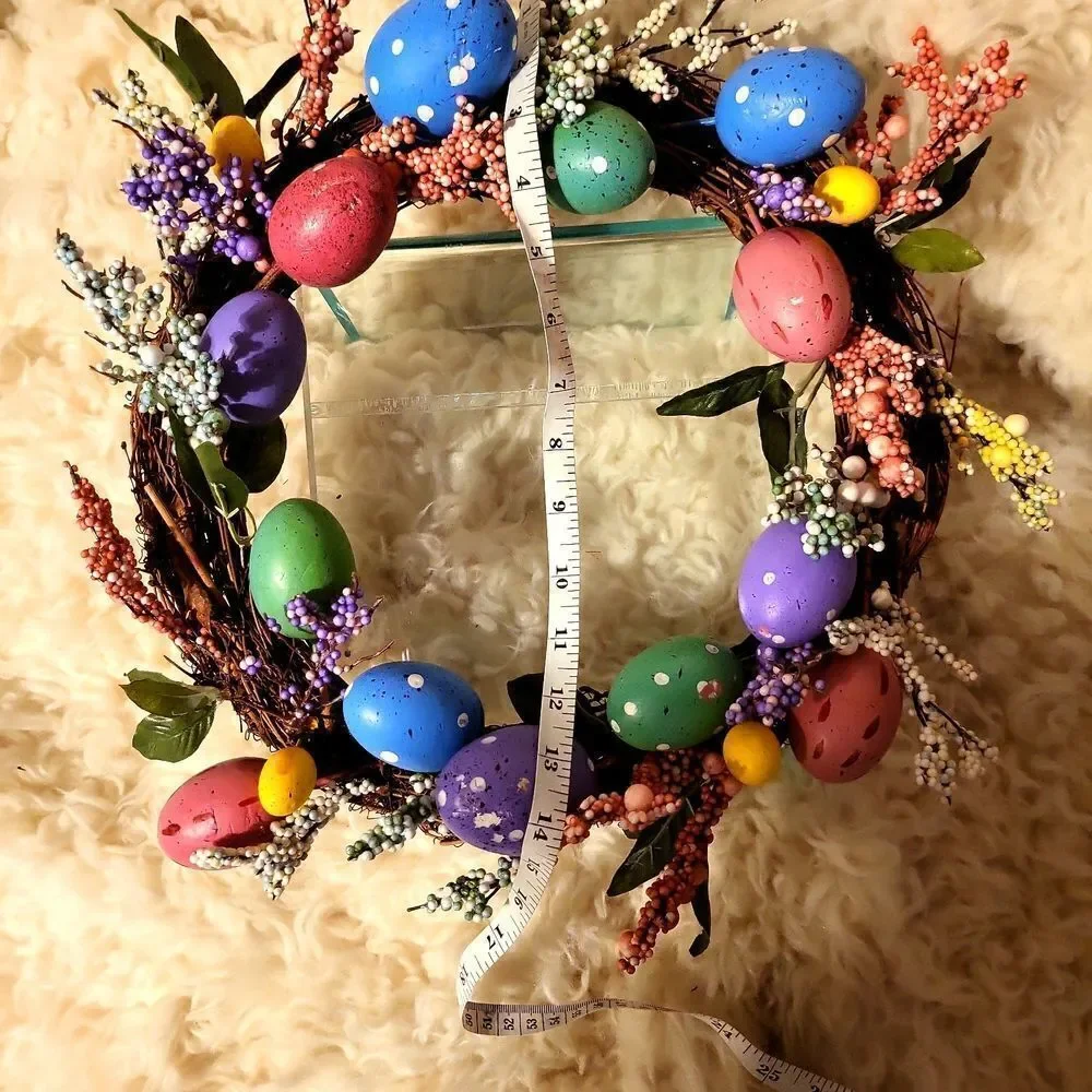 An Easter wreath